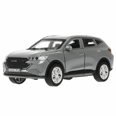 Машина металл HAVAL "haval f7", длина 12 см, дв, багаж, инер, серый, в кор. Технопарк в кор.2*36шт