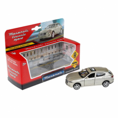 Машина металл maserati levante, 11,5 см,  двери, инерция, серебристый,  кор. Технопарк в кор.2*48шт