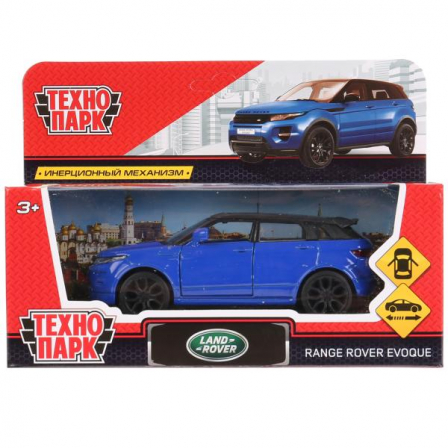 Машина металл LAND ROVER RANGE ROVER EVOQUE 12,5см,открыв. двери,инерц, синий Технопарк