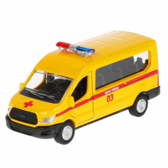 Машина мет. FORD Transit скорая 12см Технопарк