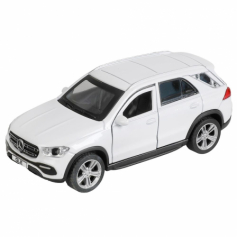 Машина металл MERCEDES-BENZ GLE 2018 12 см, двери, багаж, инер, белый, кор. Технопарк в кор.2*36шт