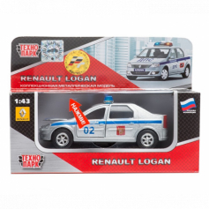 Машина мет. RENAULT LOGAN ПОЛИЦИЯ