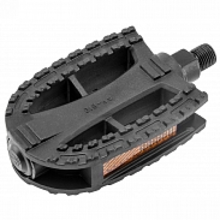 Педали FP-618, ось 1/2", пластик, чёрные KU000845