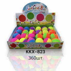 А Мяч резиновый со светом (уп 24 шт) KKX-823
