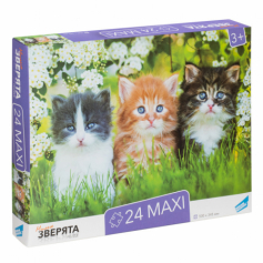 Игра детская настольная "24 MAXI Зверята"