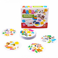 Игра настольная "Дабл. Микс" (57 карточек)