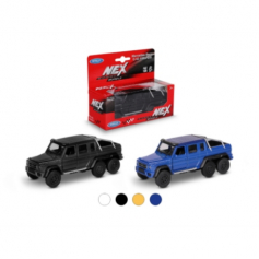 *Машинка WELLY 1:38 Mercedeces-Benz G63 AMG 6X6, пруж. мех., цвет в асс.