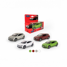 *Машинка WELLY 1:38 Volkswagen Scirocco, пруж. мех., цв. в асс.