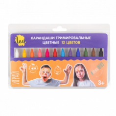 Карандаши гримировальные цветные LPFPS-12 12 цв.42 г .