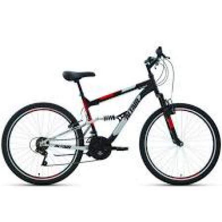 26" Велокомплект ALTAIR MTB FS 26 1.0 (26" 18 ск. рост 18") , черный/красный, RBKT1F16E008