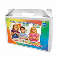 Подарочный набор Радость, состав: брелок плюшевый 12см, цвет ассорти, водная раскраска с марке