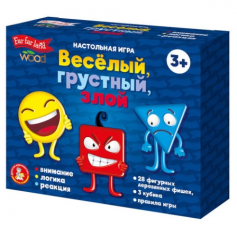 Игра настольная деревянная "Весёлый грустный, злой" Far far land Wood арт.05679