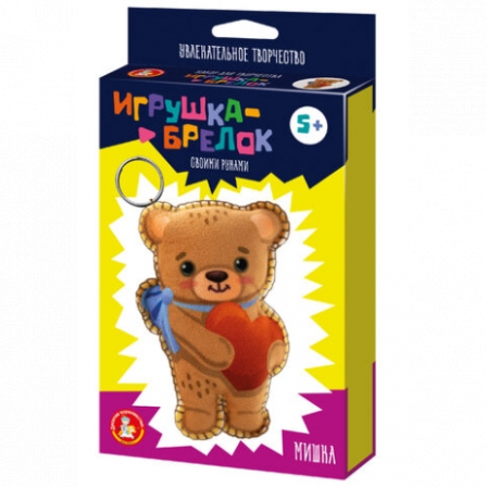 Игрушка брелок своими руками "Мишка" арт.05614