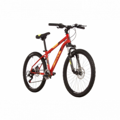 24" Велокомплект NOVATRACK  BATTLER сталь 12'', красный, 6 скор.TZ500/TS-38/SG-6S, диск.торм STG