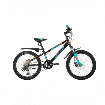 20" Велокомплект NOVATRACK  EXTREME, стал., 6 скор., Shimano/MICROSHIFT (черный) дисковый тормоз
