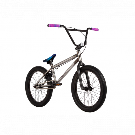 20" Велосипед NOVATRACK BMX ZODIAC серебристый, сталь,  рама 20'', U-BRAKE