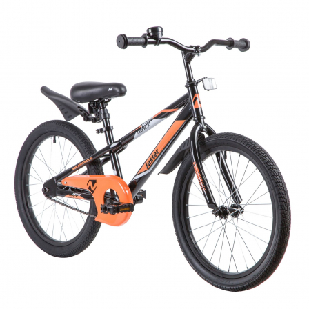 20" Велокомплект NOVATRACK JUSTER сталь 20" черный, тормоз ножной, защита А-тип, пласт крыл