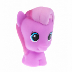 Игрушка для ванны пони фиолетовая в сетке, КАПИТОШКА в кор.500шт
