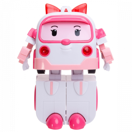 *Трансформер Robocar Poli большой со световыми эффектами "Эмбер"