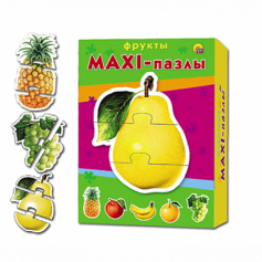 MAXI-пазлы "Фрукты" в кор.