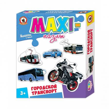MAXI-пазлы "Транспорт" в кор.