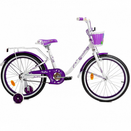 18" Велокомплект SOFIA-N18-3 (бело-фиолетовый)
