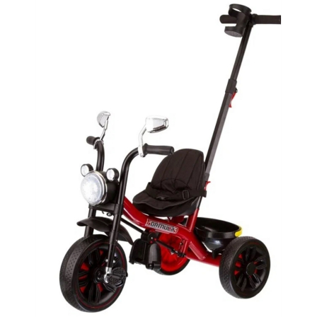 Велосипед 3-х кол. EVA колеса с шинами 11 и 9,фара со свет/звук, зеркала заднего вида (3шт)