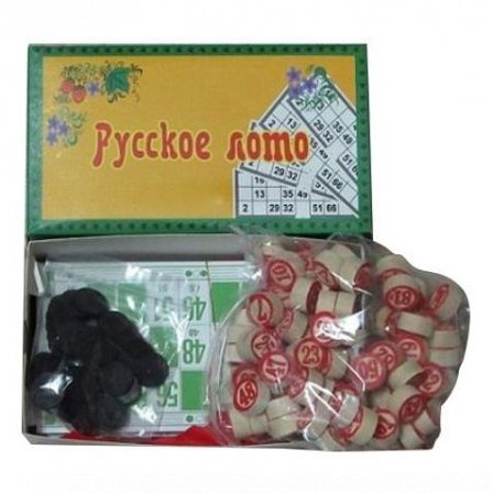 Игра настольная Русское лото в русс. кор. в кор.60шт