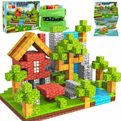 А Конструктор магнитный Minecraft KKX-17229