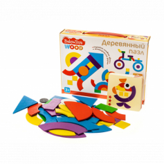 Пазл деревянный 40 эл Baby Toys Wood (35 картинок)