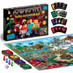 Игра настольная "Кубикрафт" Битва за сокровища