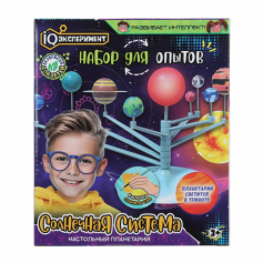 Опыты астрономия настольный планетарий, кор. IQ Эксперимент в кор.2*36шт