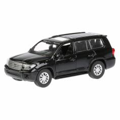 Машина мет."TOYOTA LAND CRUISER" 12,5см, ЧЕРНЫЙ