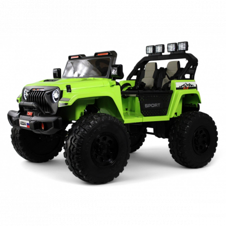 Детский электромобиль Jeep A222AA (зеленый)