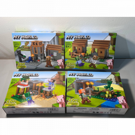 А Конструктор Minecraft. Myworld. 4 в 1 (6019)