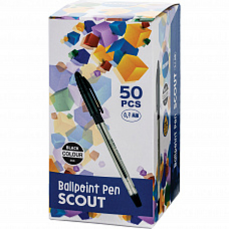 Ручка SCOUT черные чернила  Centrum, 0,7 мм