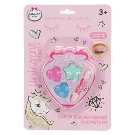 Косметика ДЛЯ ДЕВОЧЕК тени для век МИЛАЯ ЛЕДИ в кор.3*288шт 70866B6-2-UNI-ML