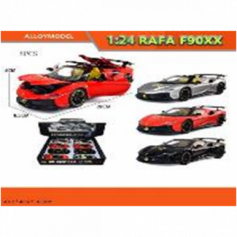 Машина металл. феррари, звук, свет, 8шт в дисплее №XA2418B