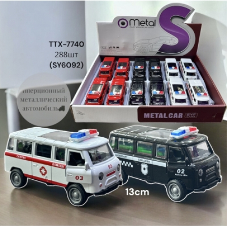 А Машинка метал.(SY6092)(12шт)