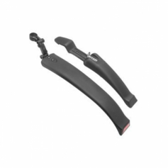 Крылья 24"-26" XGNB-066, полуфэт, пластиковые, чёрные, комплект