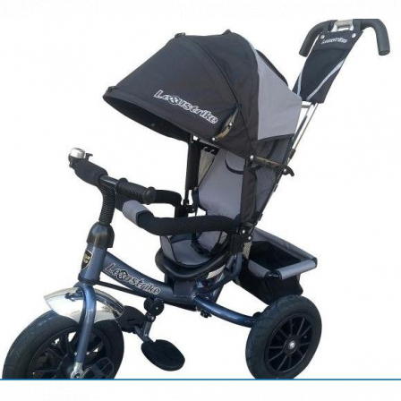 Велокомплект 3кол. надув.12 и 10", рег.спинка, задн.тормоз, серый Lexus Trike в кор.1шт
