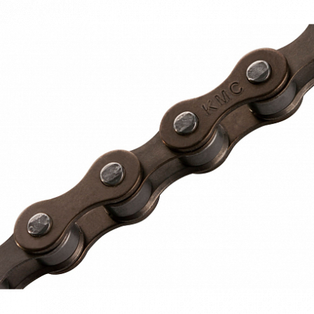 Цепь S1 KMC 1/2"x1/8" для 1 скор. велосипедов, 116 звеньев
