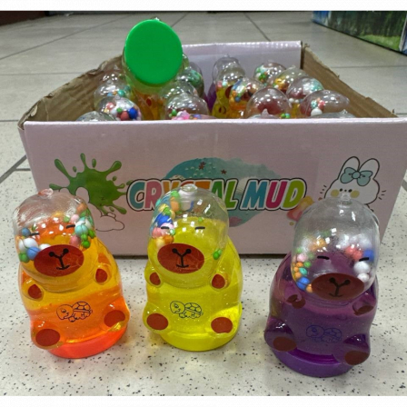 А Слайм в тубе Crystal mud Капибара 480 шт/кор