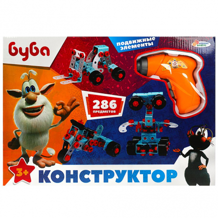 Конструктор БУБА кор.41,2*29*5,5см ИГРАЕМ ВМЕСТЕ в кор.24шт