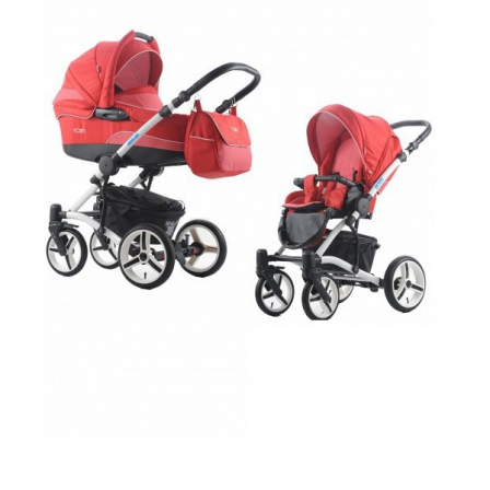 Коляска FORTE NEW 2 в 1 (красный)