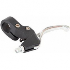 Ручки тормозные MBL-325PA для дет. вел., левая, 3 пальца, алюминий, черный с серебристым