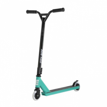 Трюковый самокат CITYRIDE TEMPO, T-bar сталь 50*52см, дека алюм.49*9,5см, колеса PU 86A 100мм, бирюз