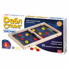 Игра настольная деревянная Дабл Слинг "Космос" (мини)