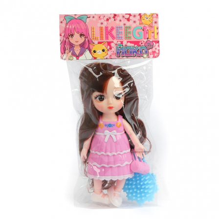 Кукла 15см Аниме, аксессуары 2шт в пак. LIKEE GIRL в кор.4*72шт