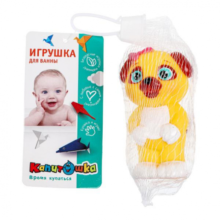 Игрушка для ванны чип 8см, в сетке Капитошка в кор. 2*240шт